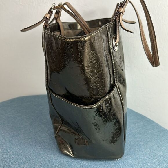 Michael Kors Mirror Metallic Handbag for Sale up to 90% Off  Michael Kors Jet Set East West Mirror Metallic Bronze Color Tote